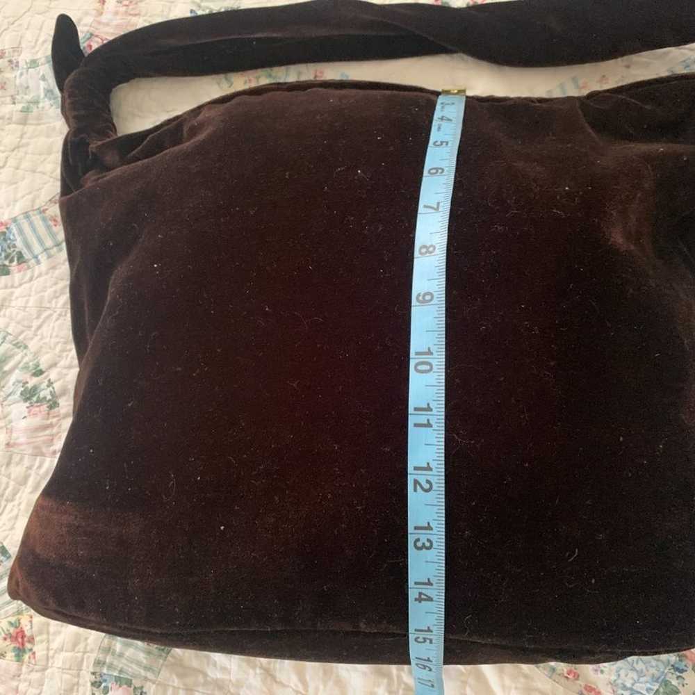 90s/Y2K LARGE VELVET BAG PURSE NEVER USED! - image 4