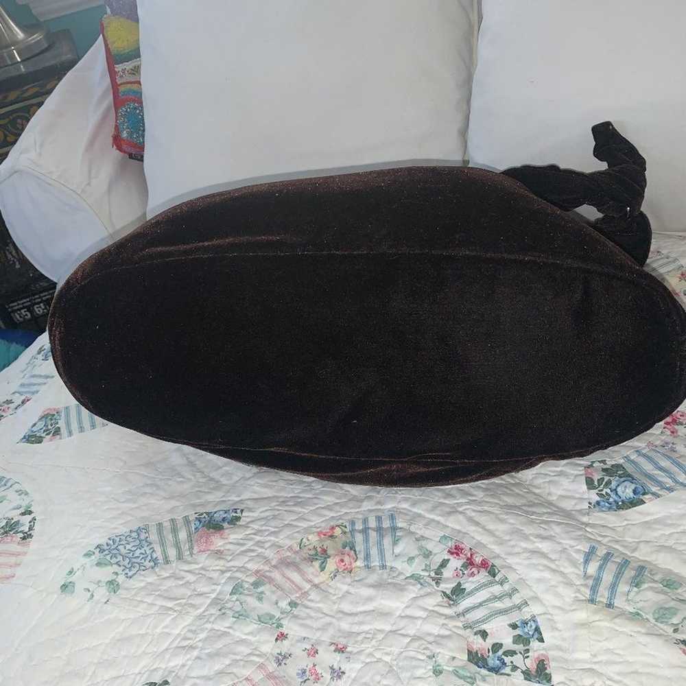 90s/Y2K LARGE VELVET BAG PURSE NEVER USED! - image 6