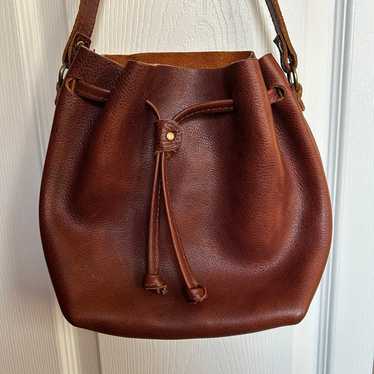 "Almost Perfect" Bucket Bag by Portland Leather Go