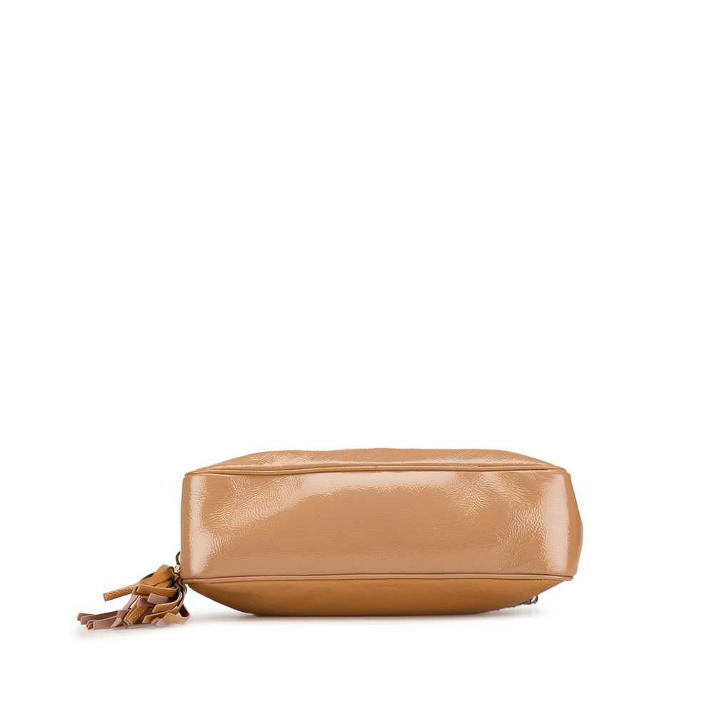 Brown Gucci Patent Soho Chain Shoulder Bag - image 3