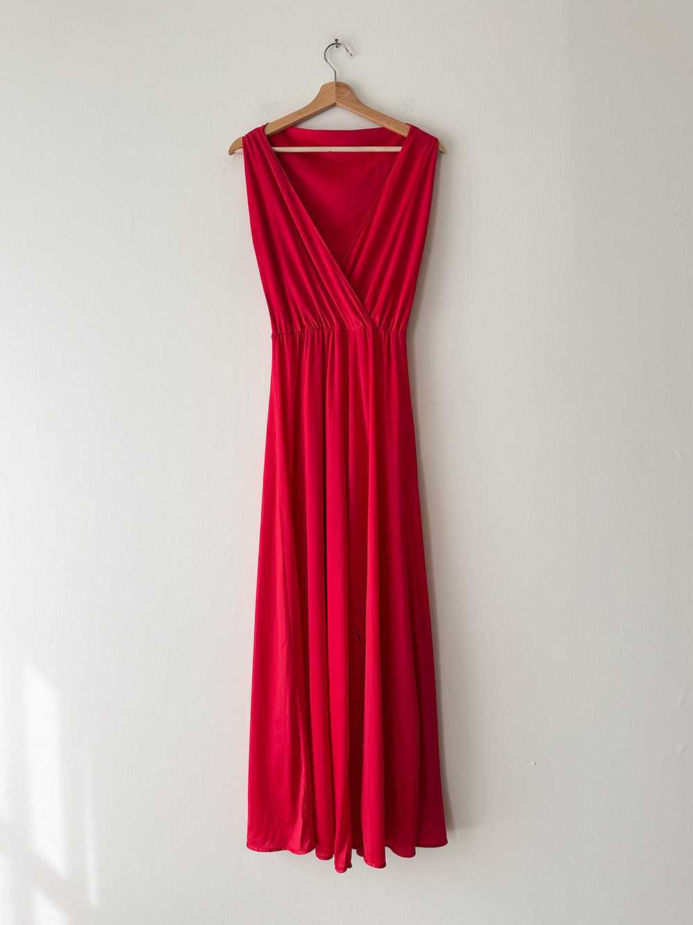 Red Wide Leg Jumpsuit - image 1