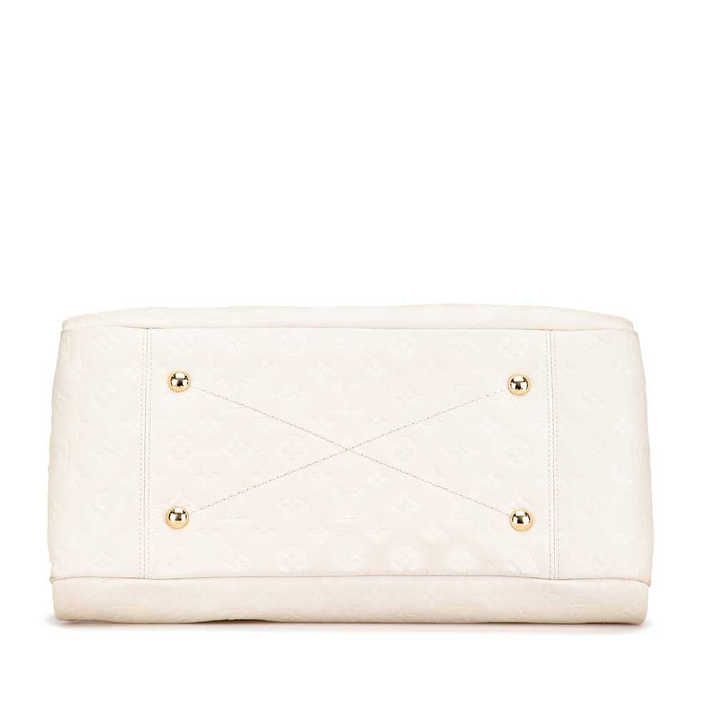 White Louis Vuitton Monogram Empreinte Artsy MM H… - image 3