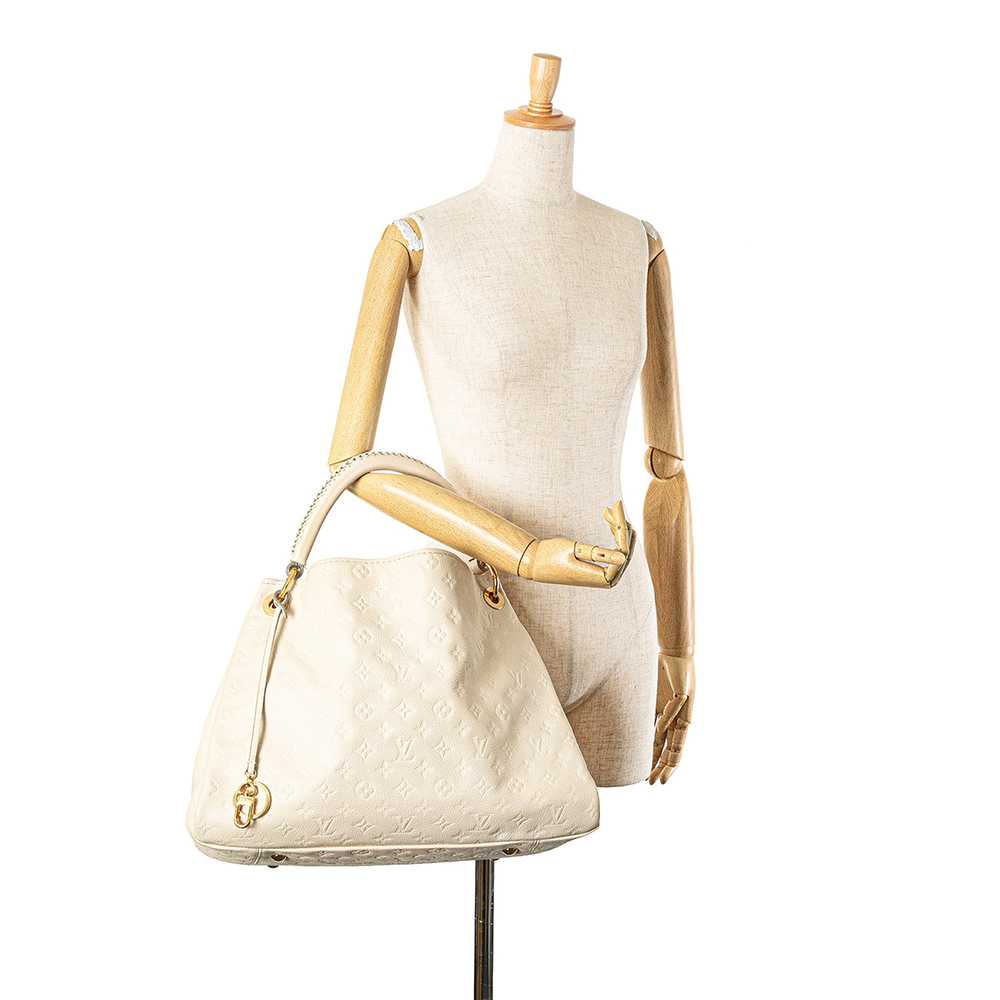 White Louis Vuitton Monogram Empreinte Artsy MM H… - image 7