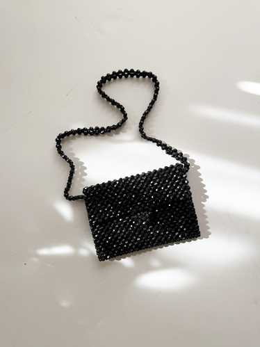 Black Beaded Purse