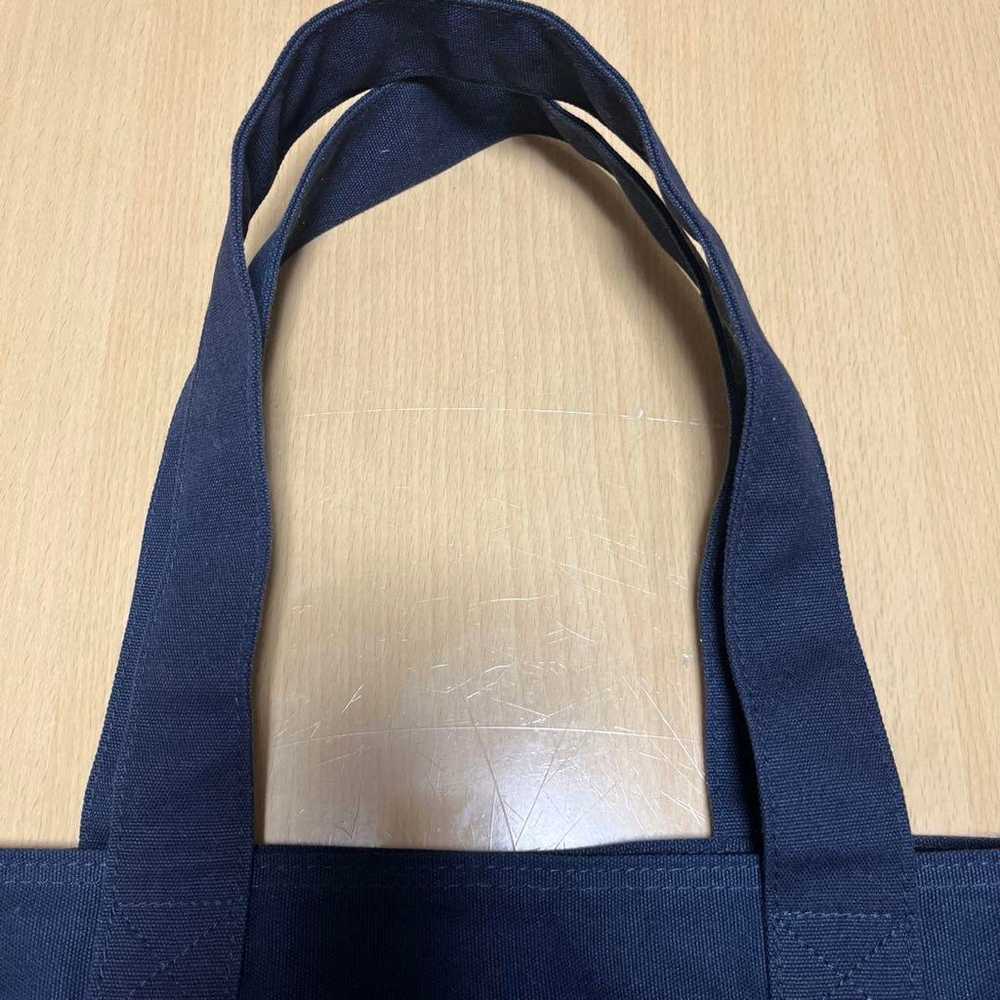 Polo Ralph Lauren Tote Bag Canvas Navy Shoulder C… - image 3