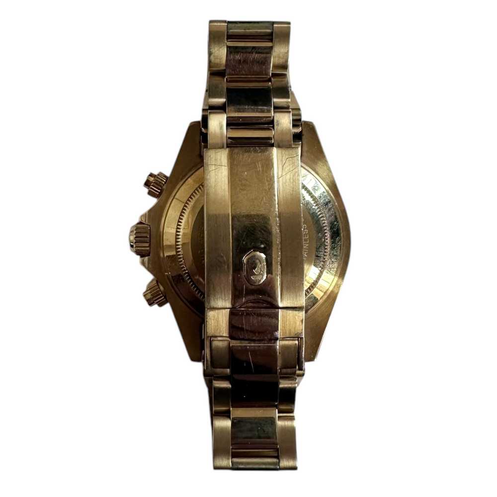 Bape Bapex Type 3 Gold Daytona Watch - image 2