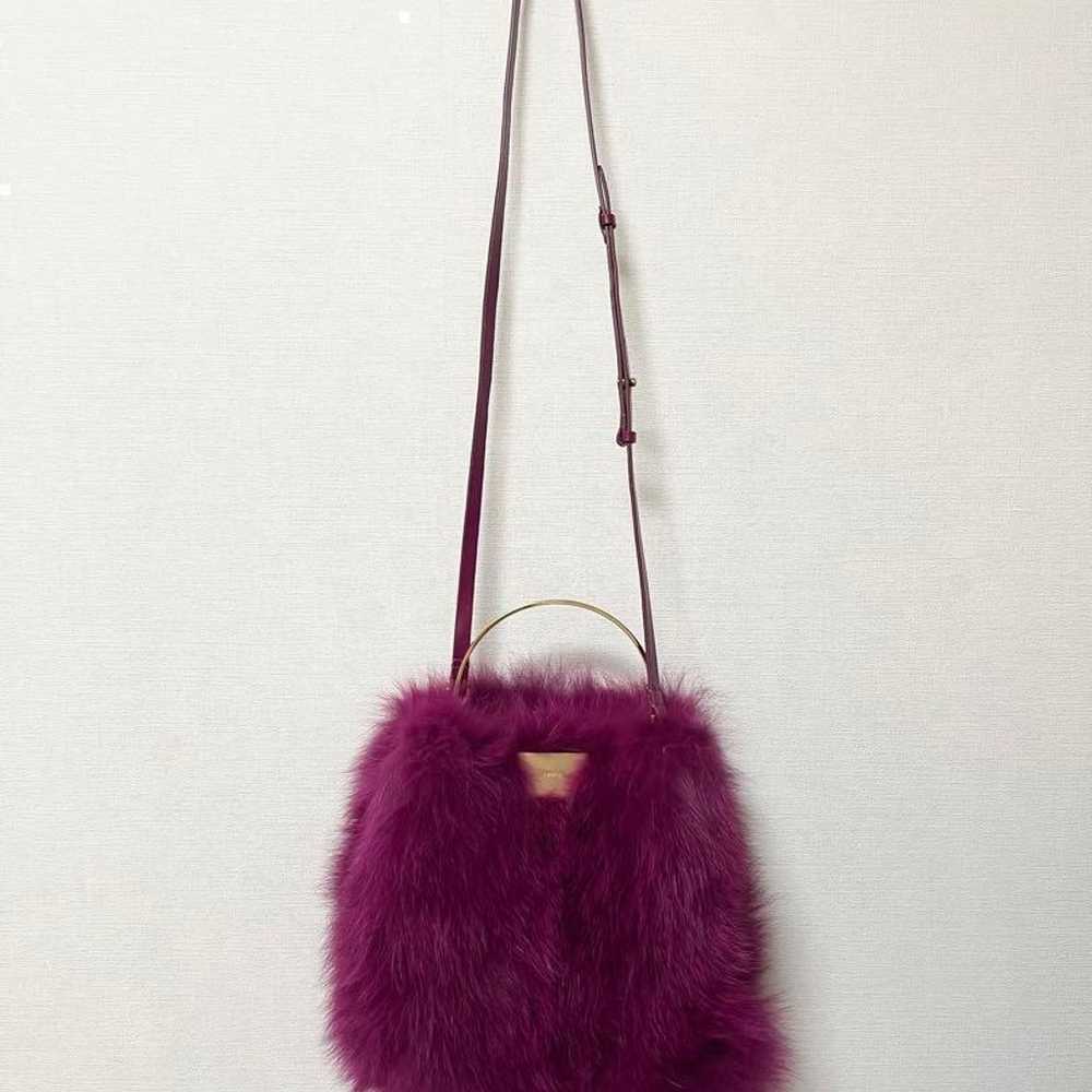 Epoca Fox Fur Bag 2way Shoulder Bag - image 1