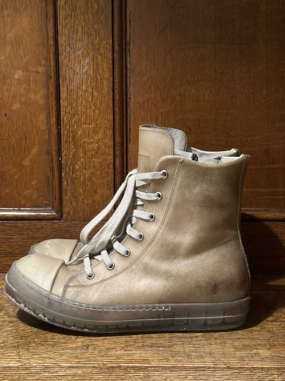 Rick Owens SS23 "EDFU" Apparition Leather Ramones - image 1