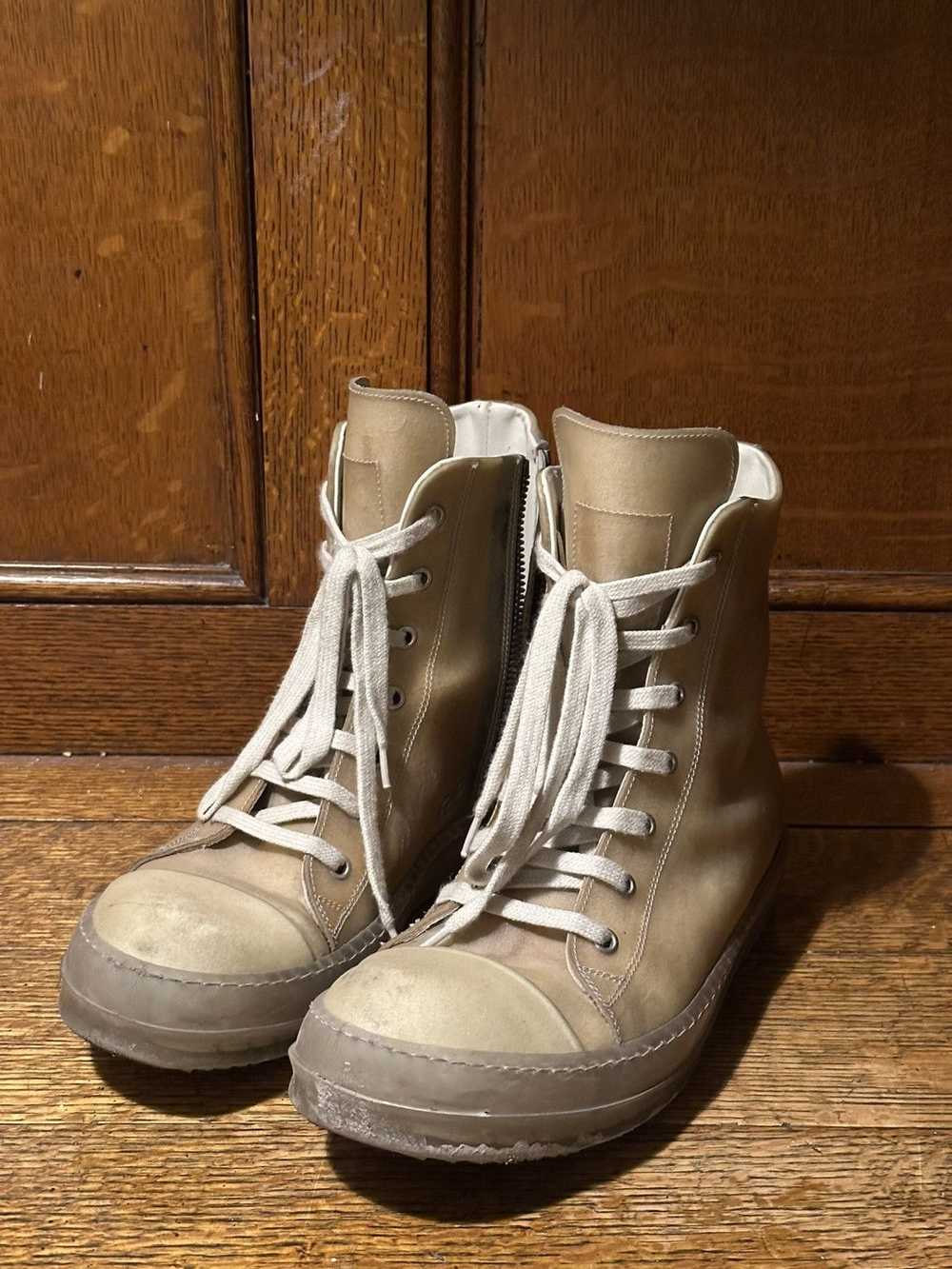 Rick Owens SS23 "EDFU" Apparition Leather Ramones - image 2