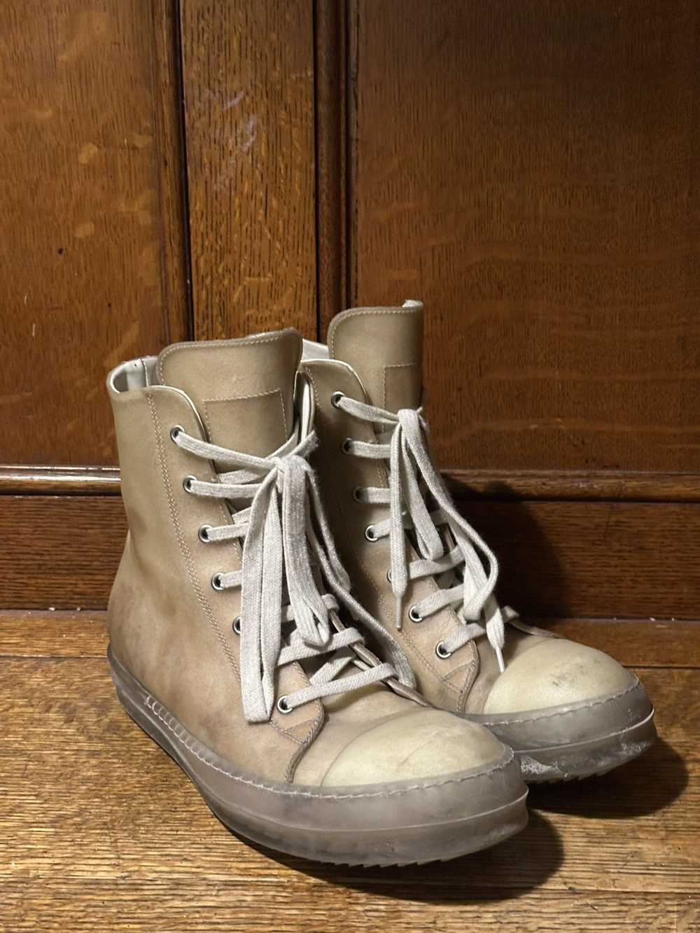 Rick Owens SS23 "EDFU" Apparition Leather Ramones - image 3