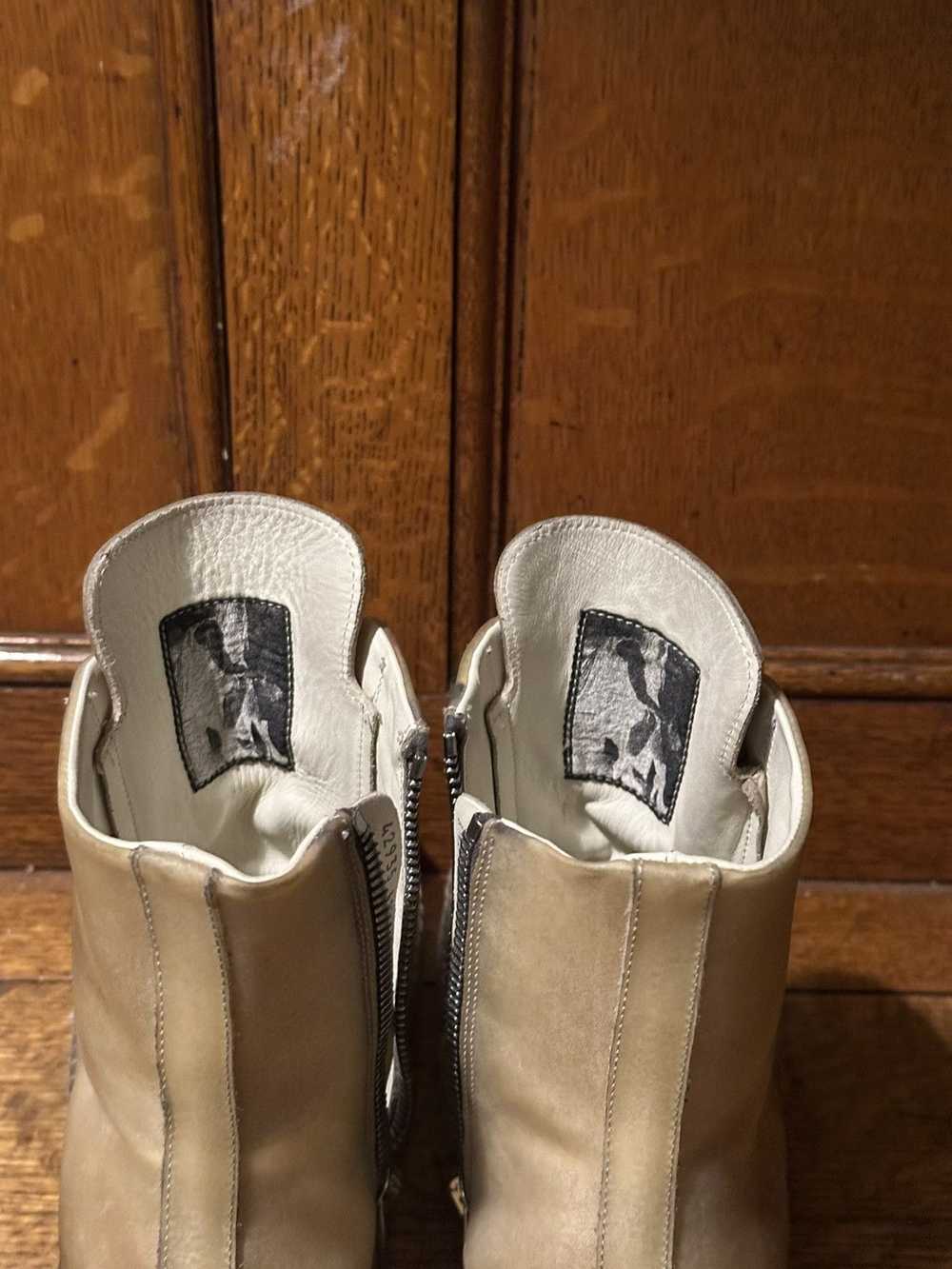 Rick Owens SS23 "EDFU" Apparition Leather Ramones - image 5