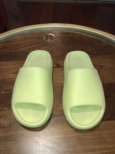 Yeezy Season adidas Mens Yeezy Slide Glow Green Si