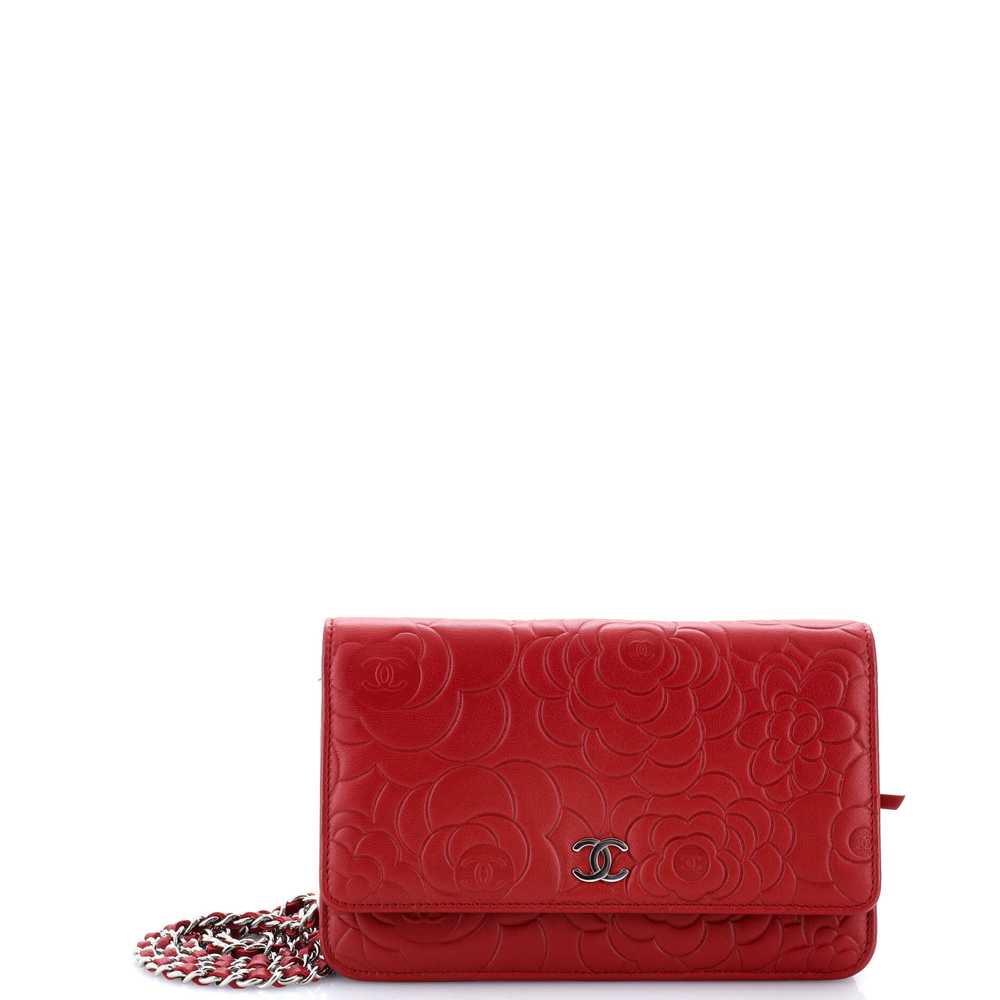 CHANEL Wallet on Chain Camellia Lambskin - image 1