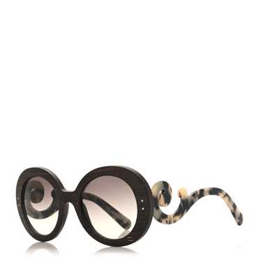 PRADA Wooden Baroque Sunglasses SPR 27R  Tortoise… - image 1