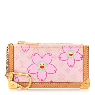 LOUIS VUITTON Monogram Cherry Blossom Key Pouch P… - image 1