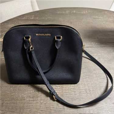 Michael Kors black leather crossbody