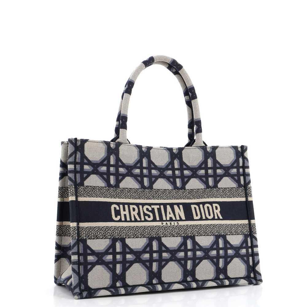 Christian Dior Book Tote Macrocannage Canvas Medi… - image 2