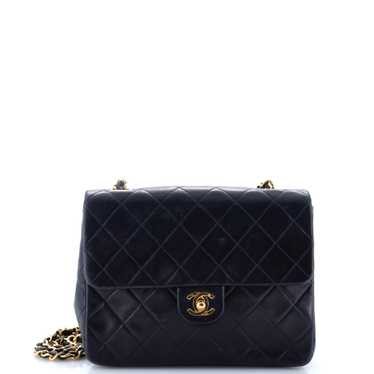 CHANEL Vintage Square Classic Flap Bag Quilted Lam