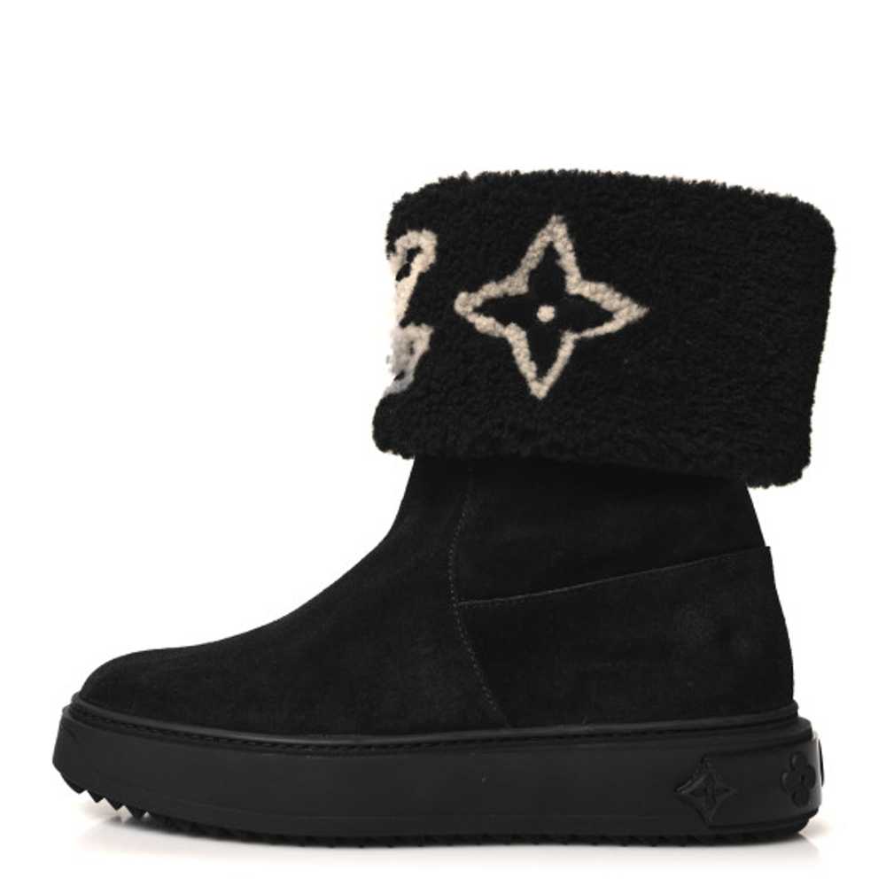 LOUIS VUITTON Suede Calfskin Shearling Snowdrop F… - image 1