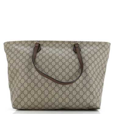 GUCCI Ophidia Zip Tote GG Coated Canvas Medium