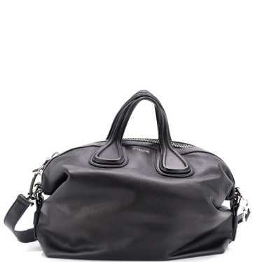 GIVENCHY Nightingale Satchel Glazed Leather Medium