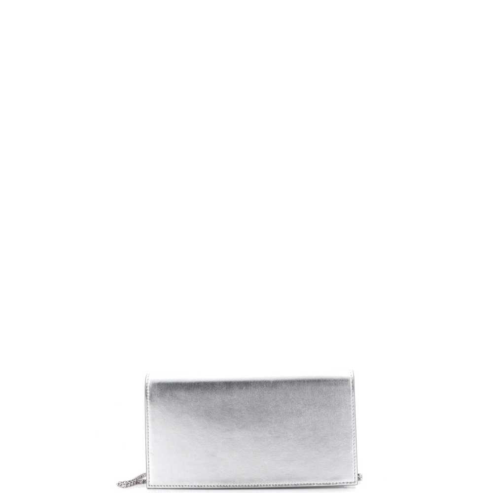 Christian Louboutin Loubi54 Chain Clutch Metallic… - image 3