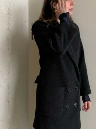 Gray vintage pea coat