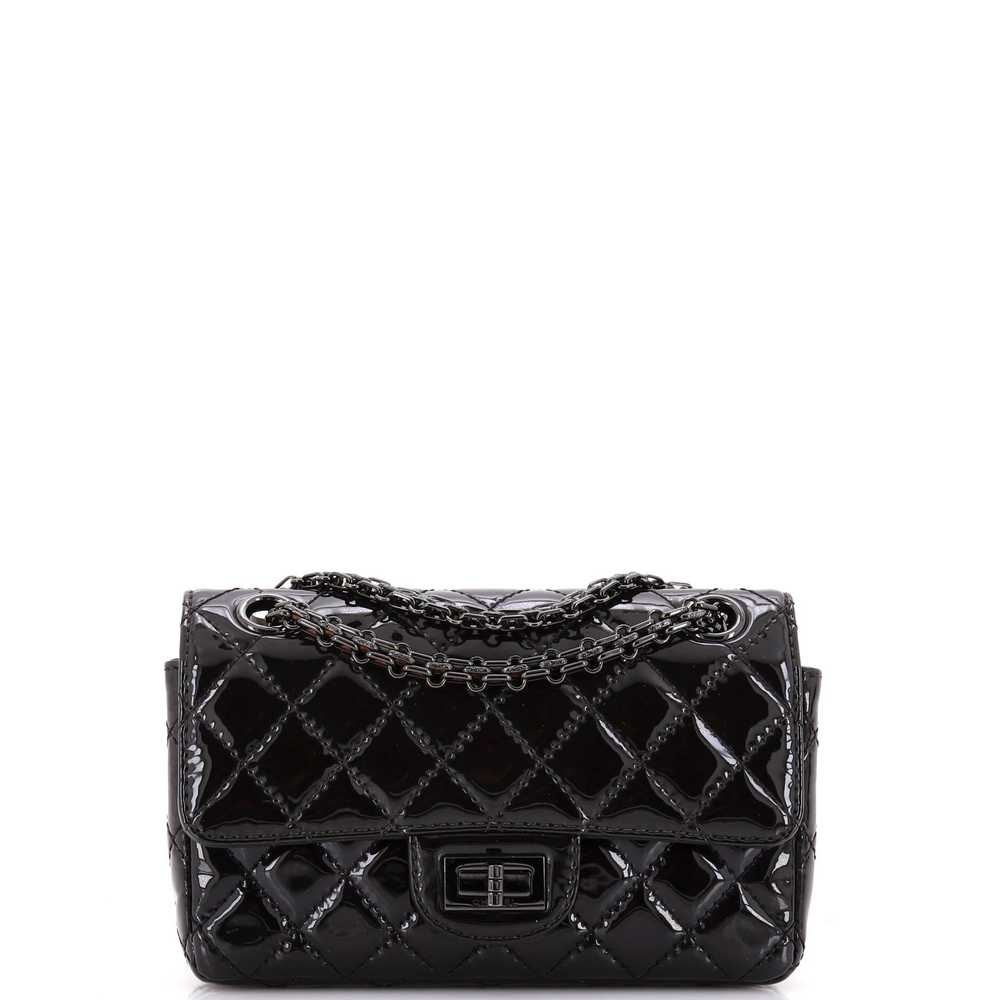 CHANEL So Black Reissue 2.55 Flap Bag Quilted Pat… - image 1