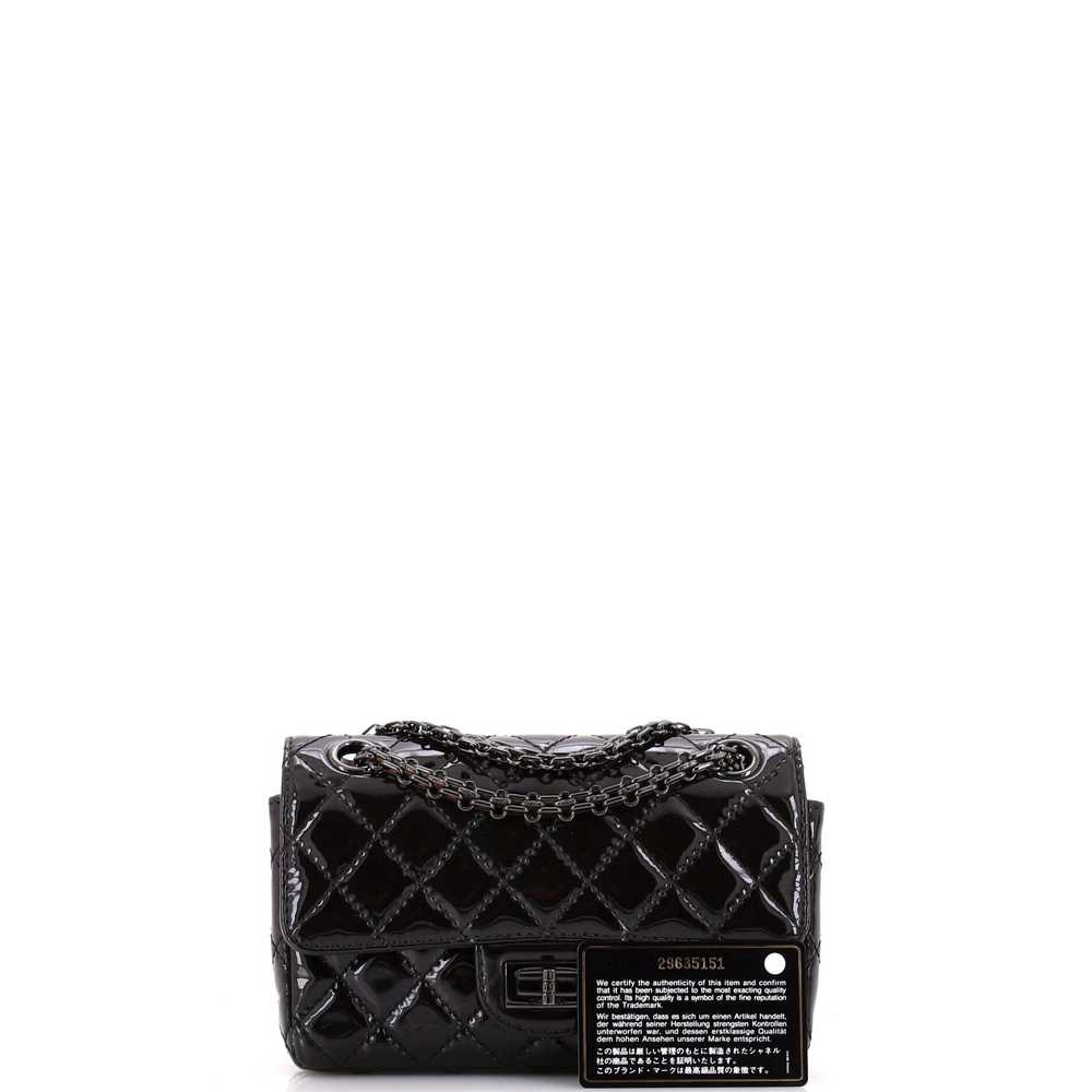 CHANEL So Black Reissue 2.55 Flap Bag Quilted Pat… - image 3