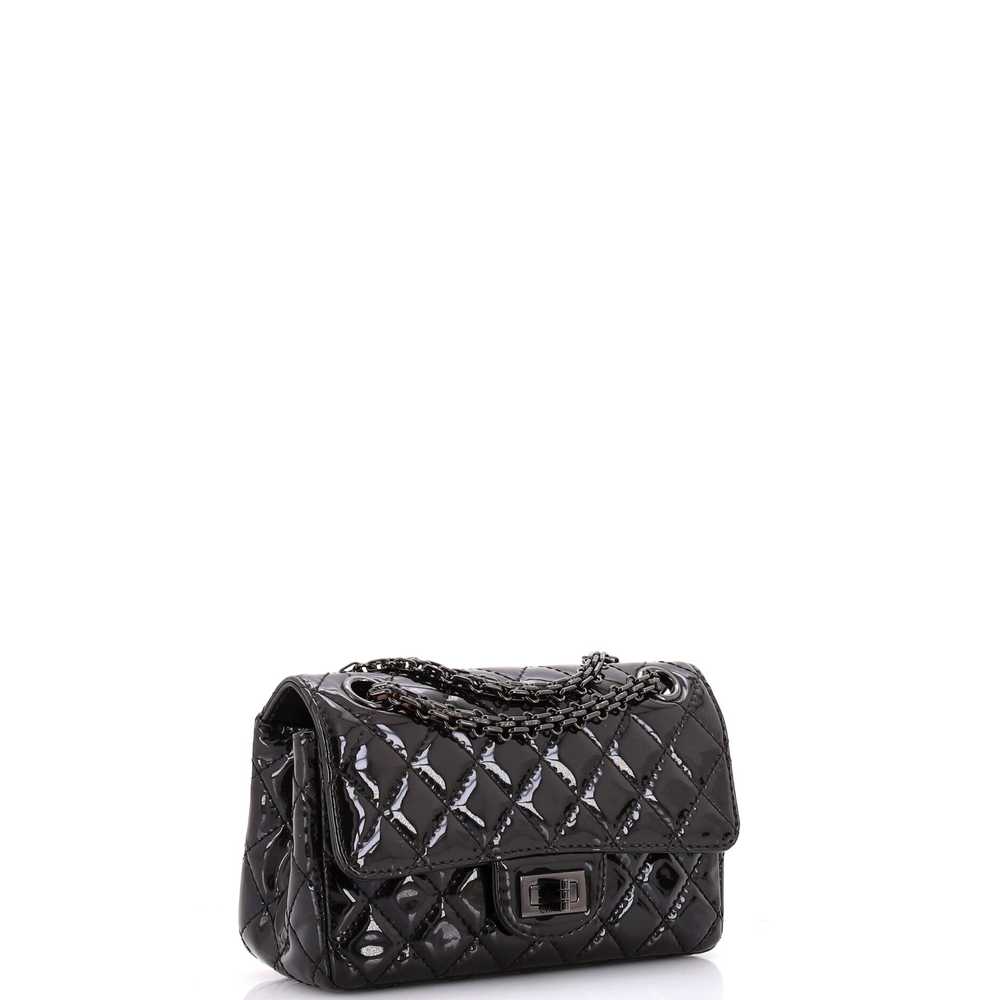 CHANEL So Black Reissue 2.55 Flap Bag Quilted Pat… - image 5