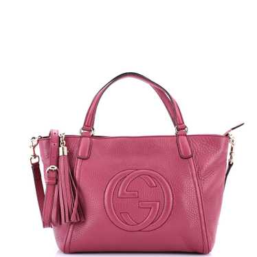 GUCCI Soho Convertible Top Handle Bag Leather Sma… - image 1