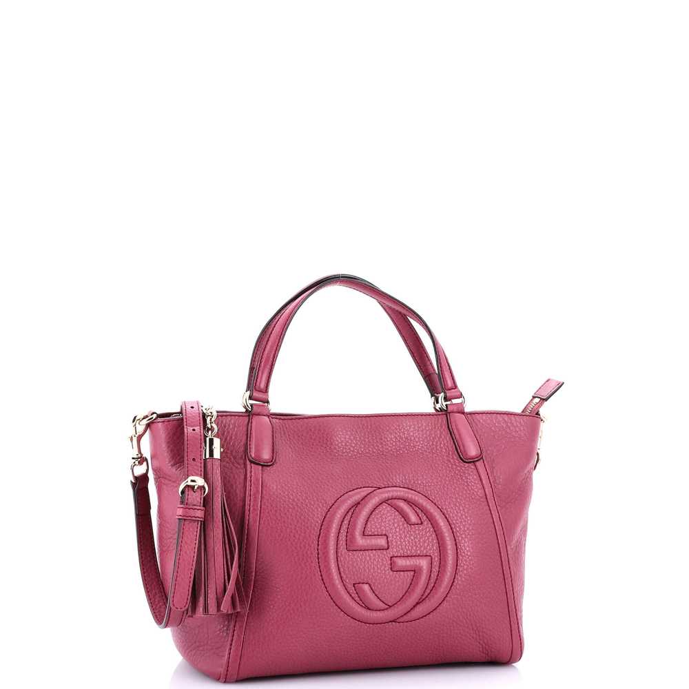 GUCCI Soho Convertible Top Handle Bag Leather Sma… - image 2