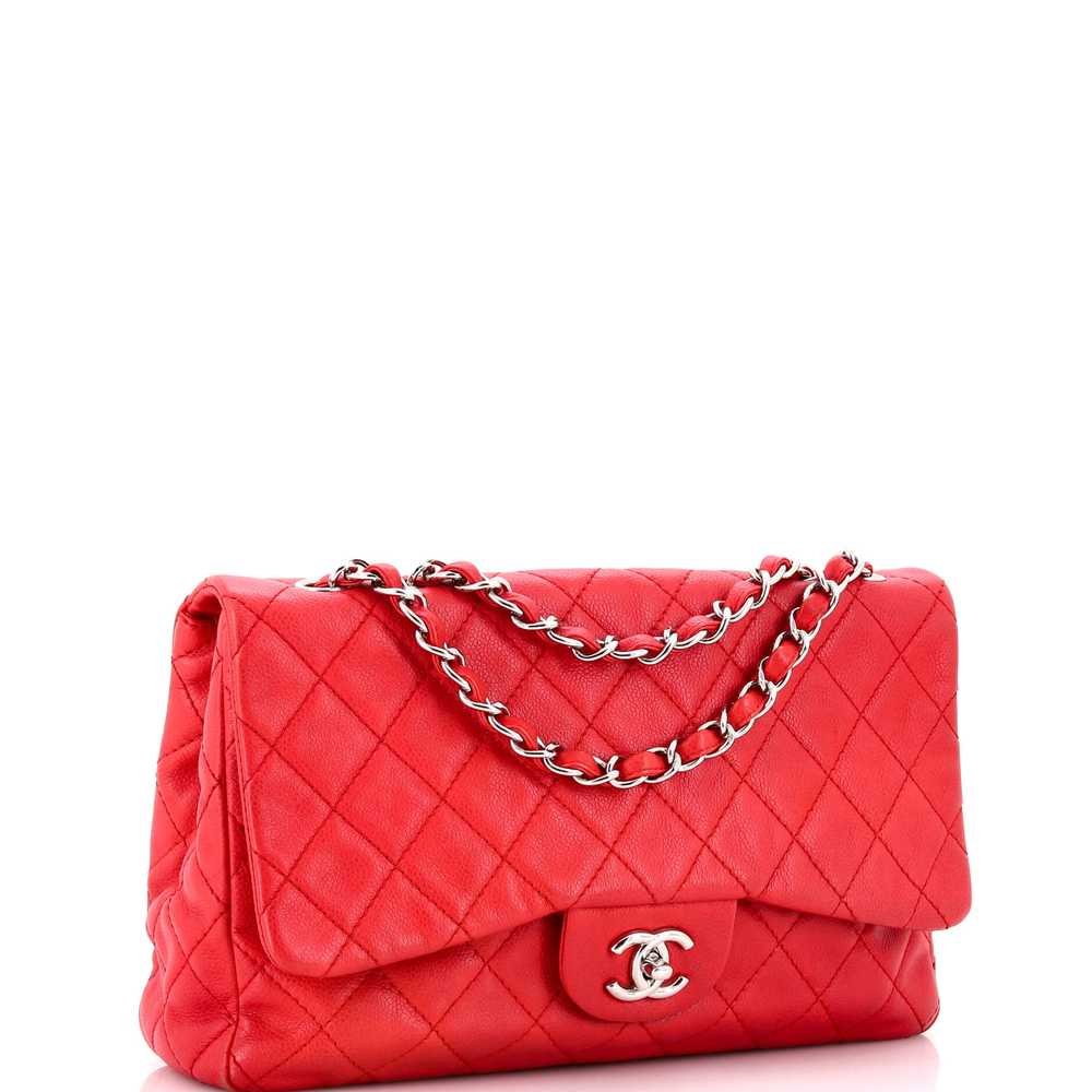 CHANEL Classic Single Flap Bag Quilted Caviar Jum… - image 3