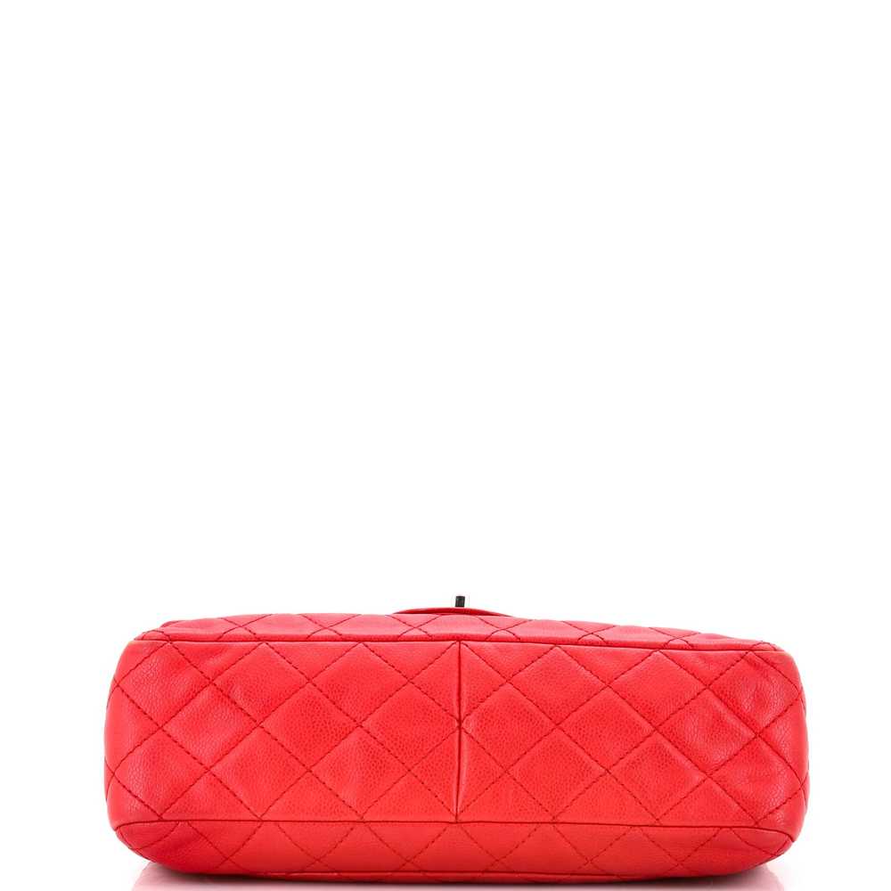 CHANEL Classic Single Flap Bag Quilted Caviar Jum… - image 5