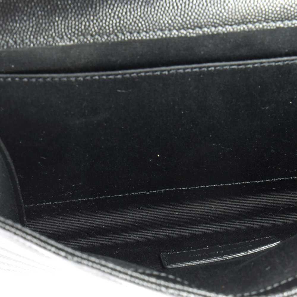 Saint Laurent Classic Monogram Envelope Wristlet … - image 5