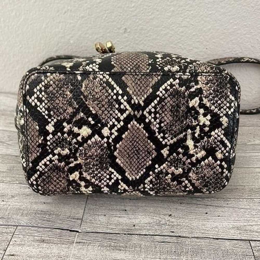 Lauren Ralph Lauren Leather Snake Print Mini Debb… - image 4