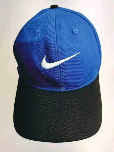 Vintage Nike Hat Cap Strap Back Brown Center Swoosh Dad Y2K