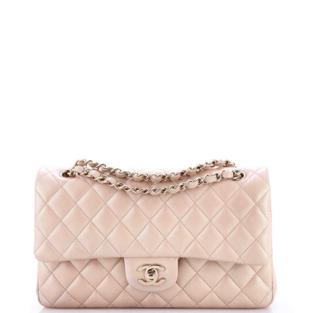 CHANEL Classic Double Flap Bag Quilted Iridescent… - image 1