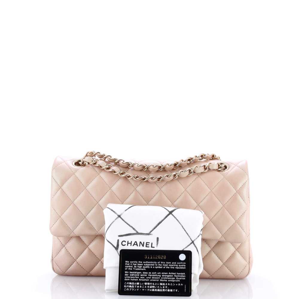 CHANEL Classic Double Flap Bag Quilted Iridescent… - image 2