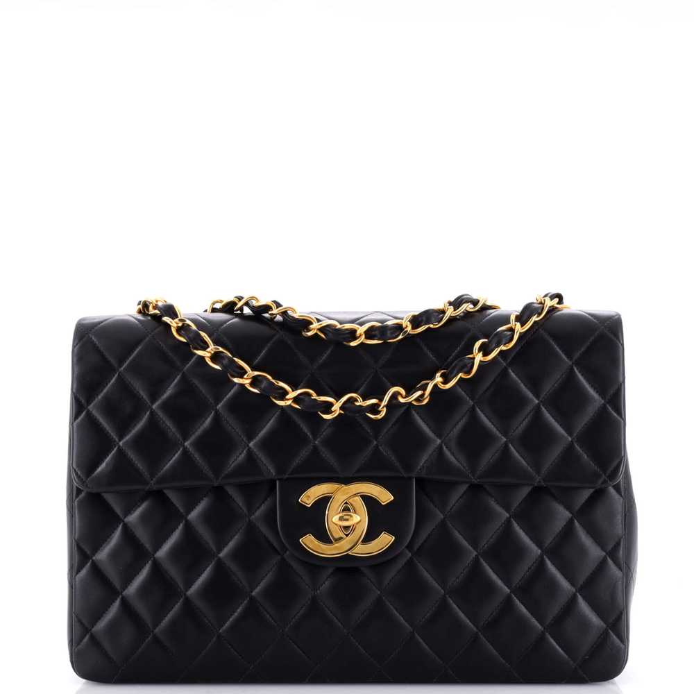 CHANEL Vintage Classic Single Flap Bag Quilted La… - image 1