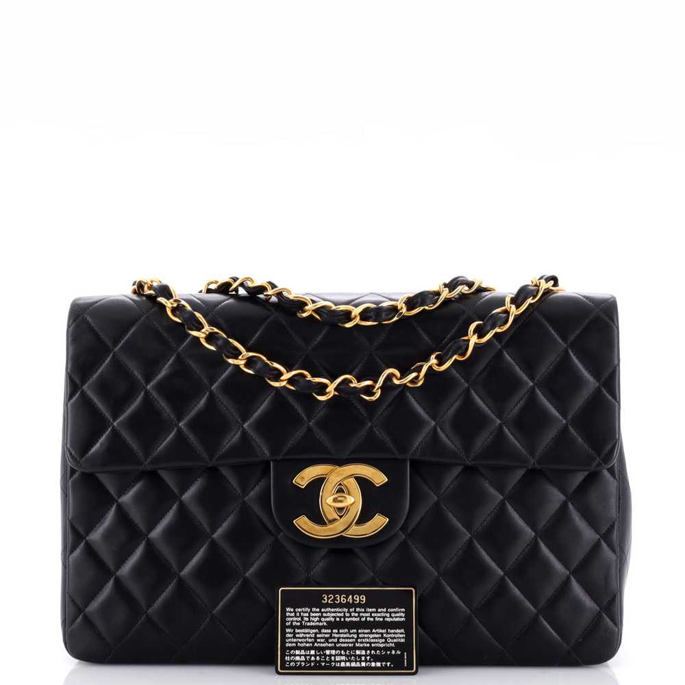 CHANEL Vintage Classic Single Flap Bag Quilted La… - image 2