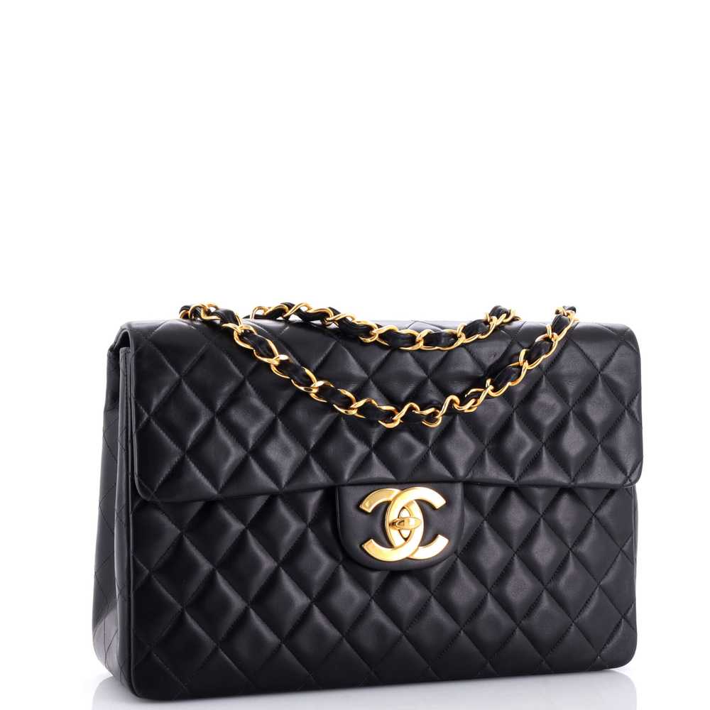 CHANEL Vintage Classic Single Flap Bag Quilted La… - image 3