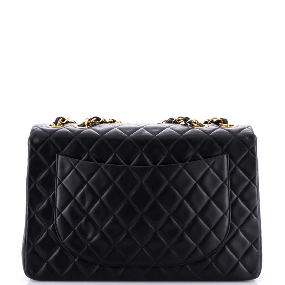 CHANEL Vintage Classic Single Flap Bag Quilted La… - image 4