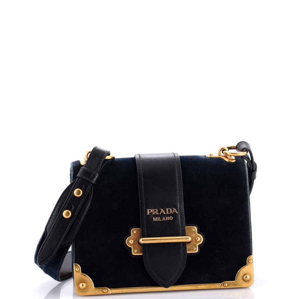 PRADA Cahier Crossbody Bag Velvet Small - image 2