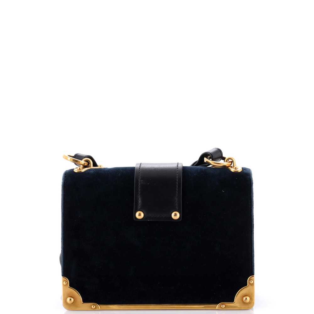 PRADA Cahier Crossbody Bag Velvet Small - image 3