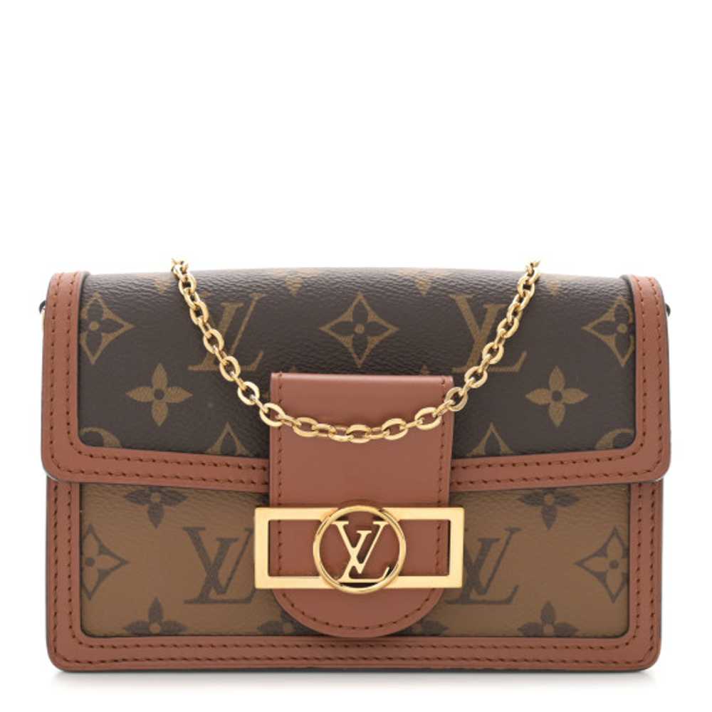 LOUIS VUITTON Reverse Monogram Dauphine Chain Wal… - image 1