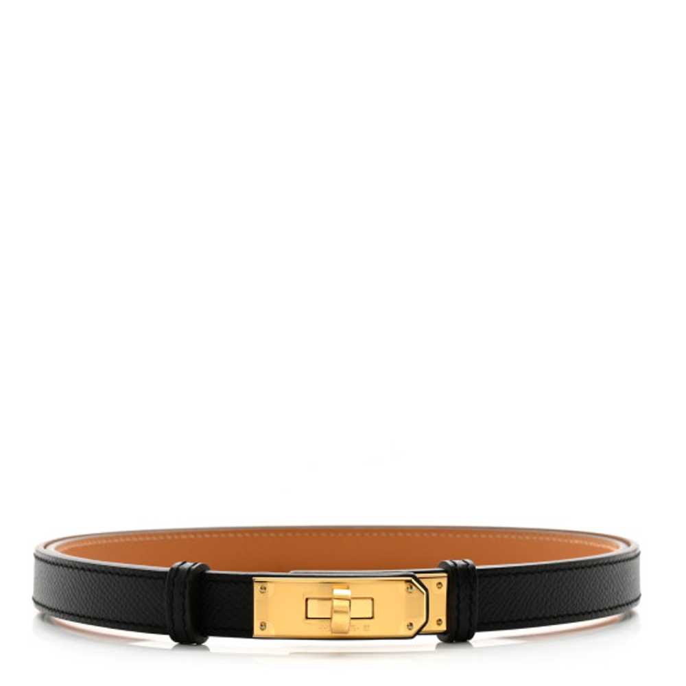 HERMES Epsom Kelly Belt Black - image 1