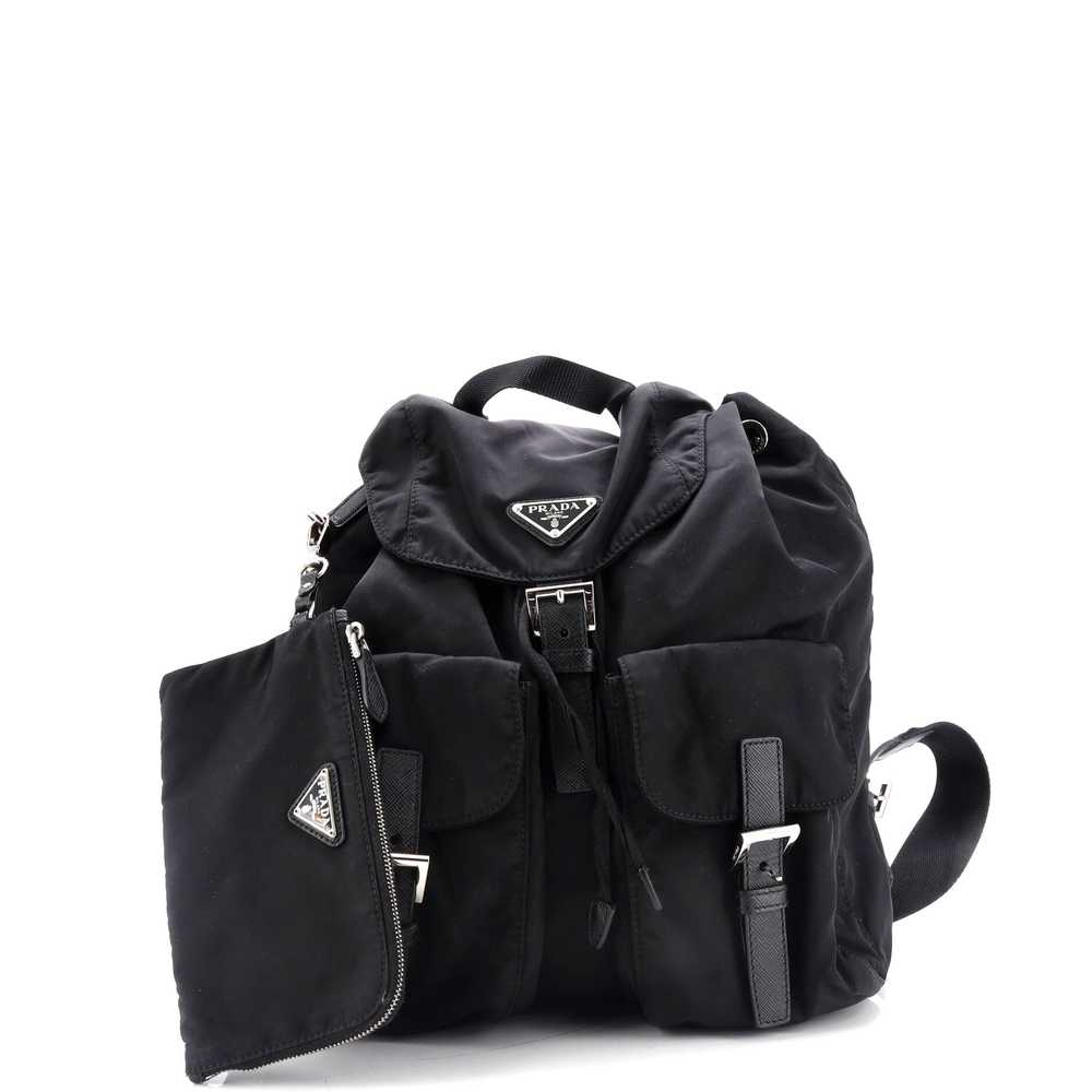 PRADA Double Front Pocket Backpack Tessuto Medium - image 2