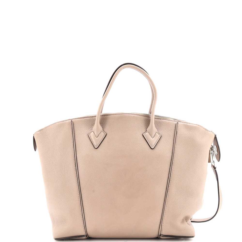 Louis Vuitton Soft Lockit Handbag Leather MM - image 3