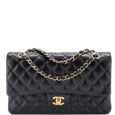 CHANEL Classic Double Flap Bag Quilted Lambskin Me